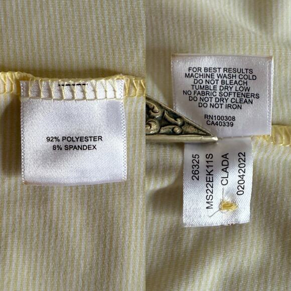 Peter Millar Summer Comfort Polo Shirt Mens Large Ridgemoor Country Club Yellow - Picture 6 of 7